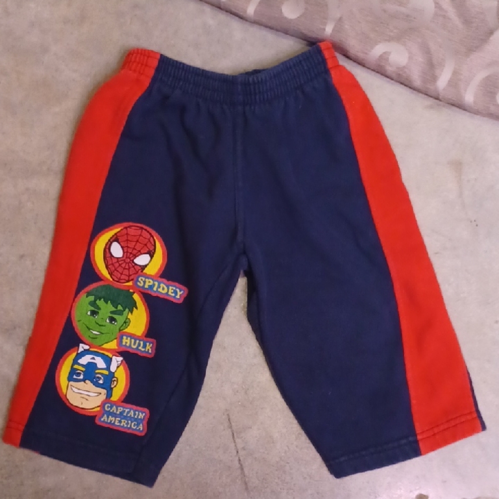 Marvel Kids Sweatpants - Navy and Red